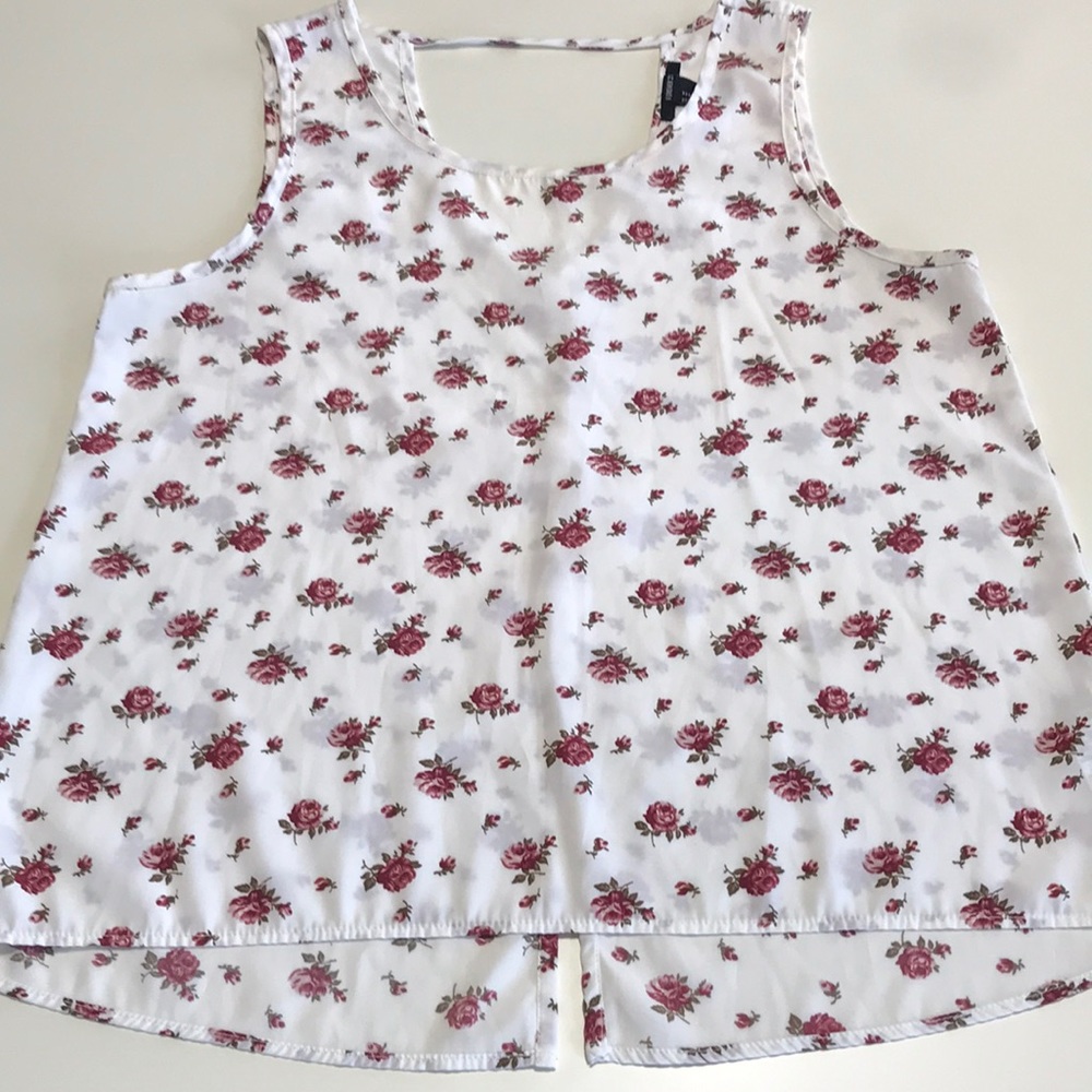 100% Polyester Floral Top
